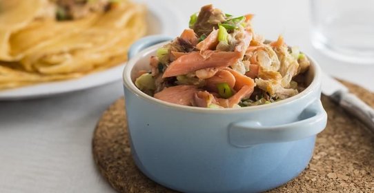 Начинка для блинчиков с рыбой