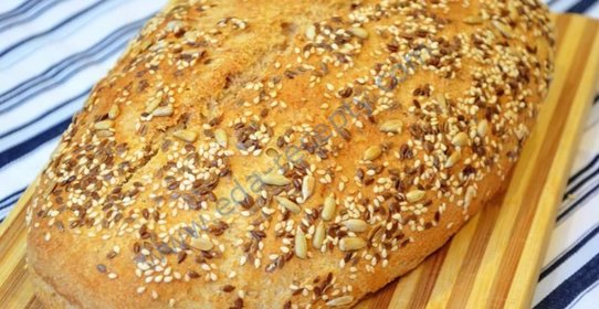 Хлеб с семечками