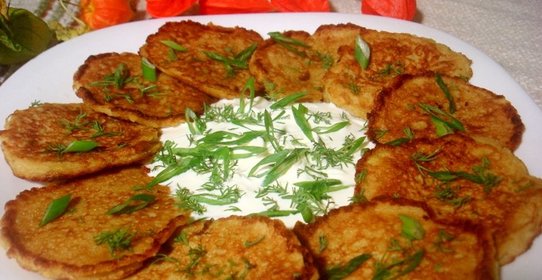 Цыбульники львовские или луковые лепёшки