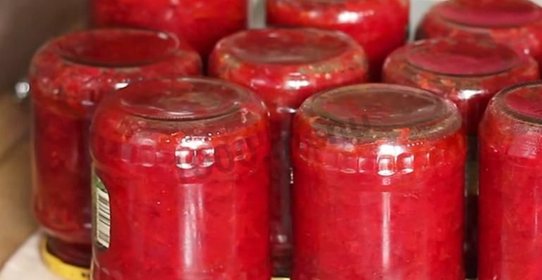 Заправка для борща на зиму из свеклы