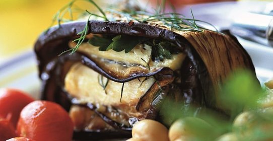 Торт Наполеон из баклажанов