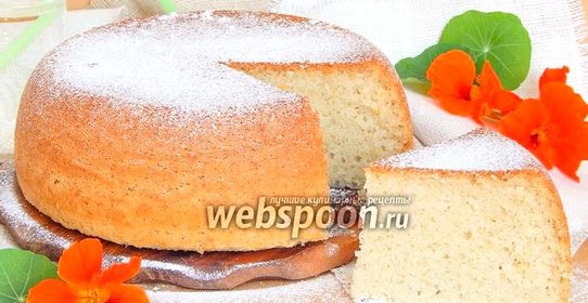 Бисквит на лимонаде в мультиварке