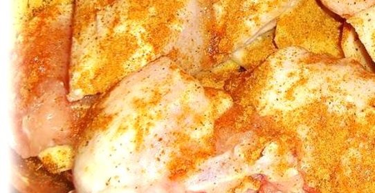 Курица, запеченная с картофелем