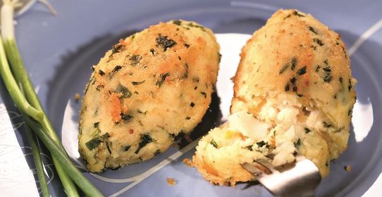 Зразы из картофеля с минтаем