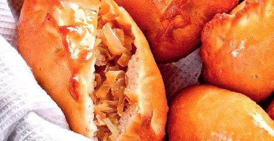 Пирожки с капустой в духовке