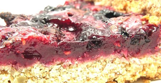 Быстрый пирог с ягодами