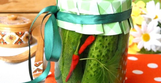 Острые маринованные огурчики