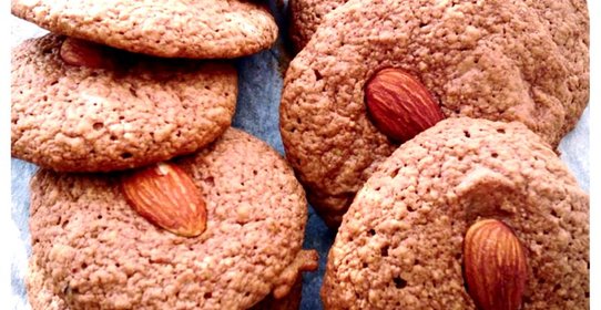 Миндально-овсянное печенье