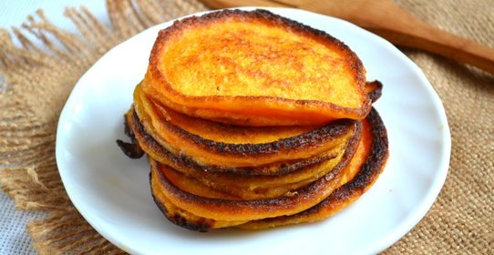 Оладьи из тыквы в мультиварке