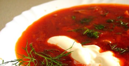 Борщ со свежей капустой