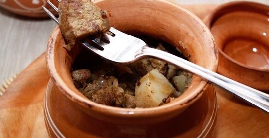 Телятина в горшочке