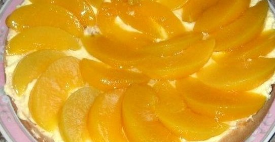 Персиковый торт