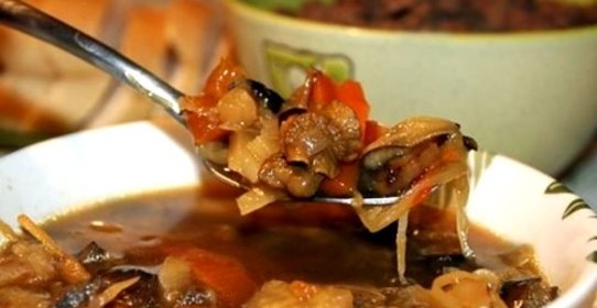 Солянка мясная с капустой