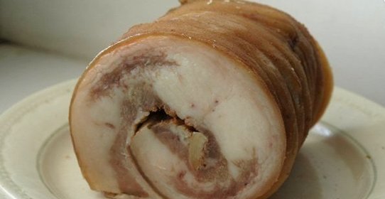 Засолка свиного рулета