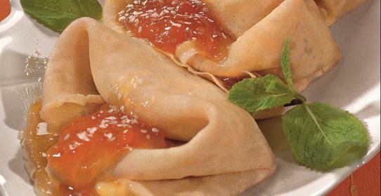 Блинчики с творожной начинкой