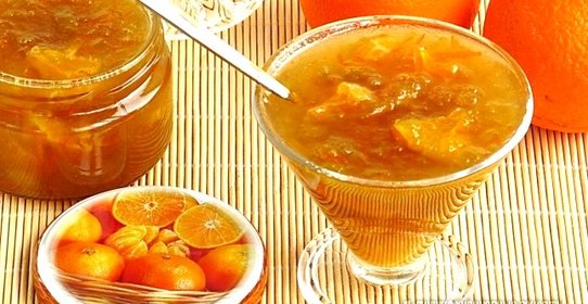 Варенье из ревеня с апельсинами