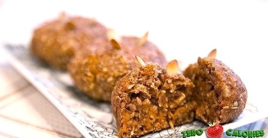 Морковно-банановое печенье из овсяных хлопьев