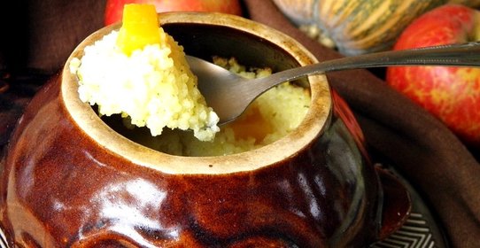 Пшенная каша с тыквой в духовке