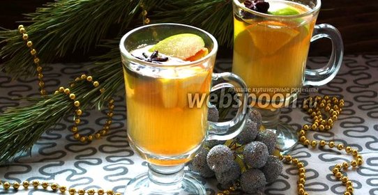 Белый глинтвейн по-карибски