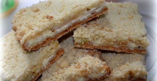 Печенье насыпное с творогом и грушей