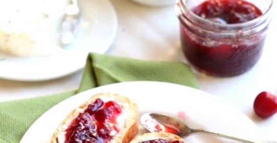 Быстрое варенье из черешни