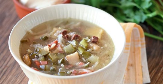 Солянка с каперсами