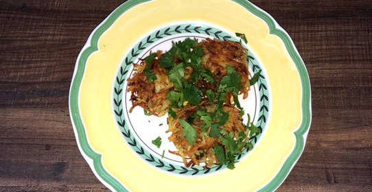 Драники с овсяными хлопьями