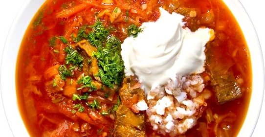 Щи с болгарским перцем