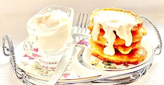 Блинчики из кабачков с зеленью