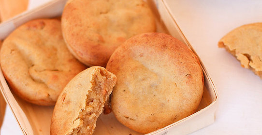 Печенье с хурмой и медом