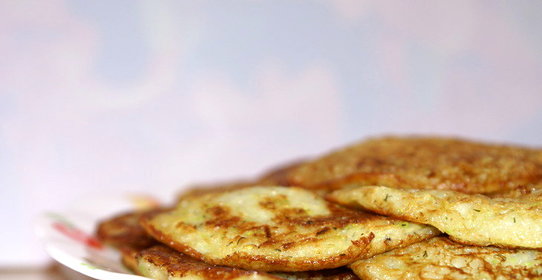 Блинчики из кабачков и картошки