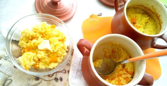 Каша с тыквой в горшочке