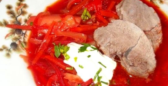 Борщ по-украински