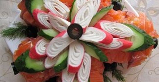 Салат Морская звезда