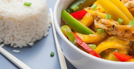 Острая курица в манговом соусе