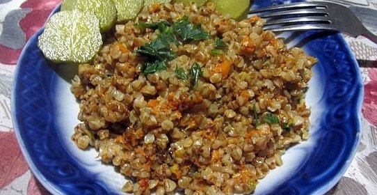 Гречневая каша с тыквой