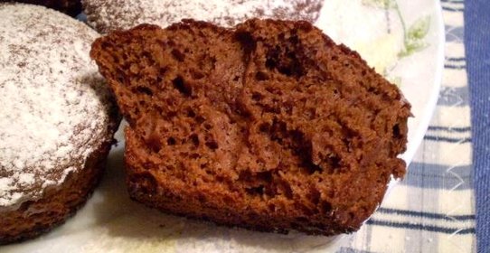 Шоколадные кексы на сгущенке