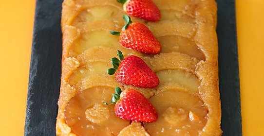 Торт-перевертыш с ананасами