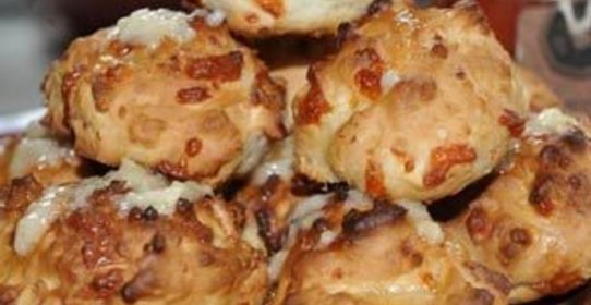 Чесночно-сырное печенье