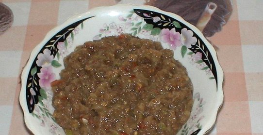 Баклажанная икра