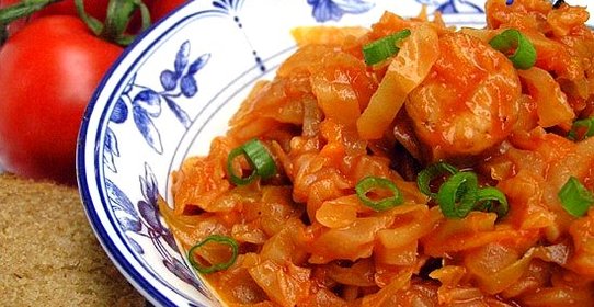 Солянка из капусты в мультиварке