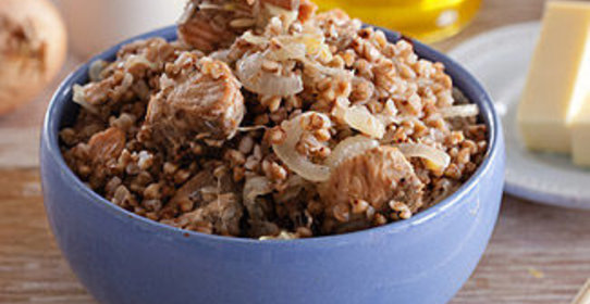 Гречка с лососем в мультиварке