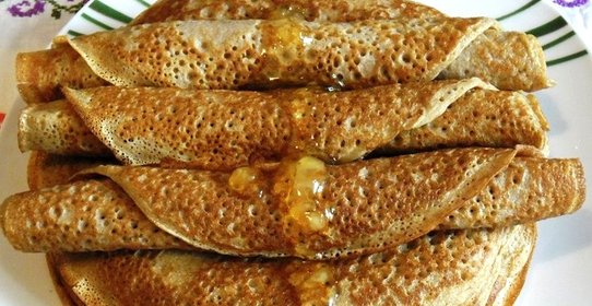 Блины из ржаной муки без дрожжей