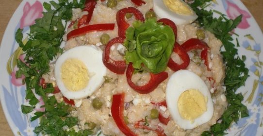 Салат с Зеленым Горошком