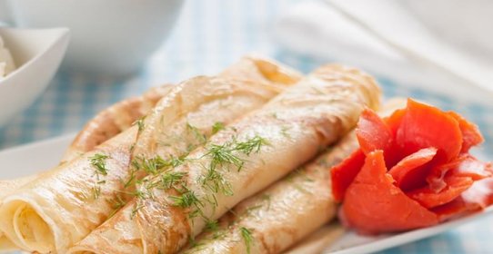 Классические блины на кефире