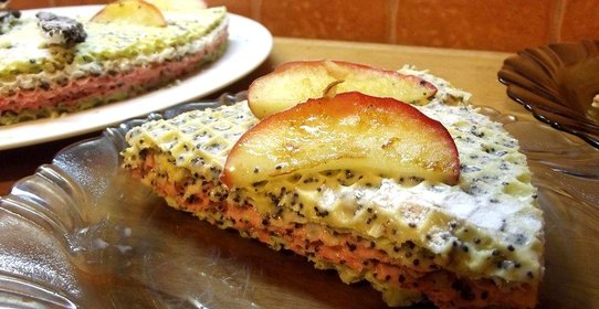 Вафельный торт из детства