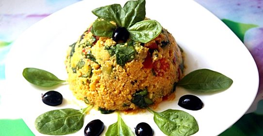 Салат с кускусом