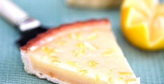 Лимонный пирог с сиропом