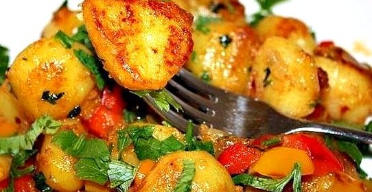 Картофель в казане