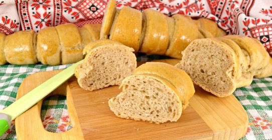 Витые батоны пшенично-ржаные